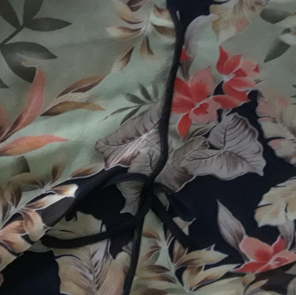 Vintage Y2K Silk Embroidered Slip Dress - Picture 9 of 9